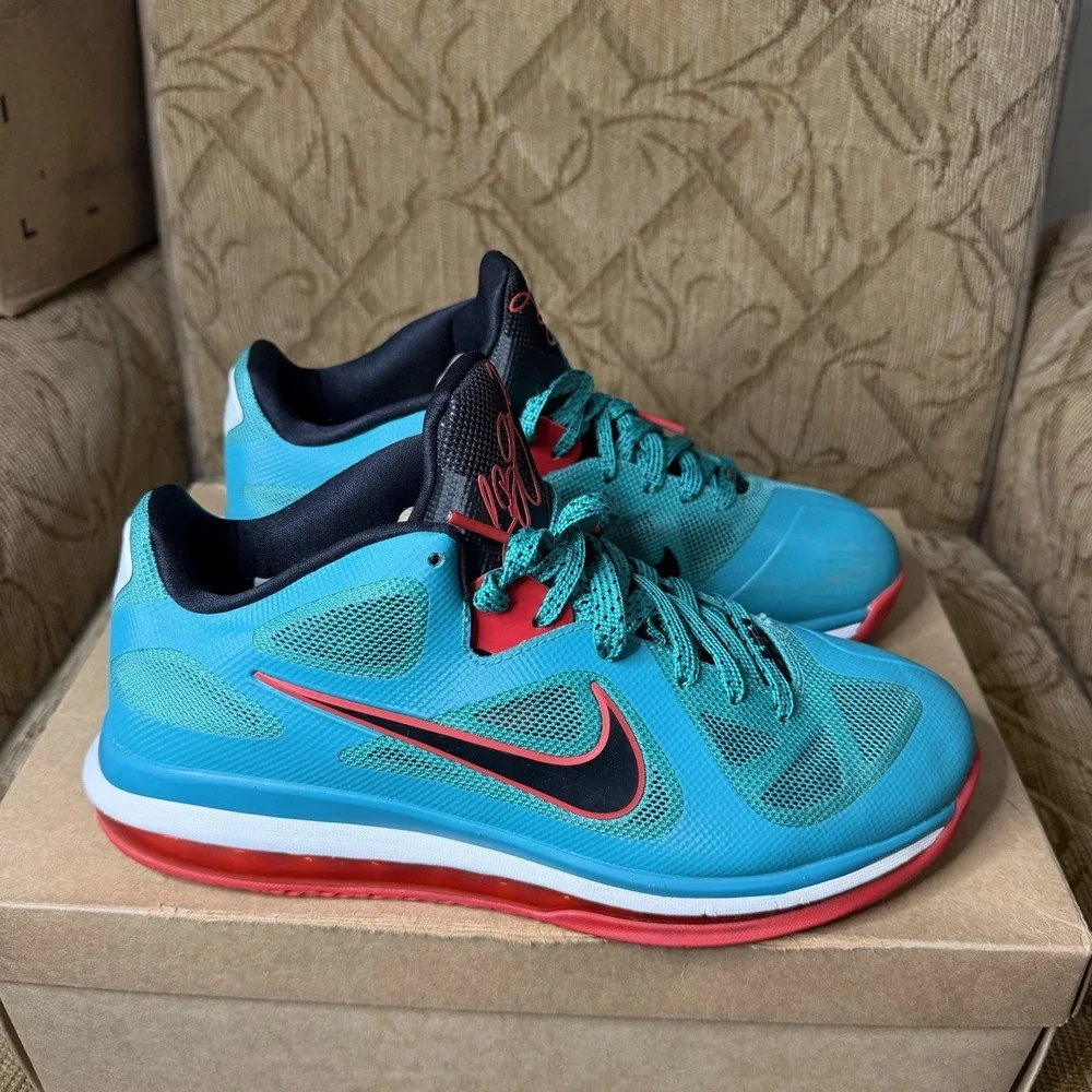 Nike LeBron 9 Low Reverse Liverpool DQ6400-300 Men's 9.5 Basketball Sneakers